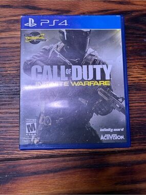 Call of Duty: Infinite Warfare PS4 Game - - Black/Blue Case